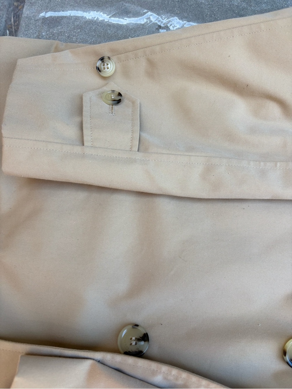 Burberry Beige Long Trench Coat - Picture 3 of 4